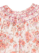 Blusa per bambina Bonpoint adelice rosa con stampa con fiori all-over S05GBLW00014 526 BONPOINT 