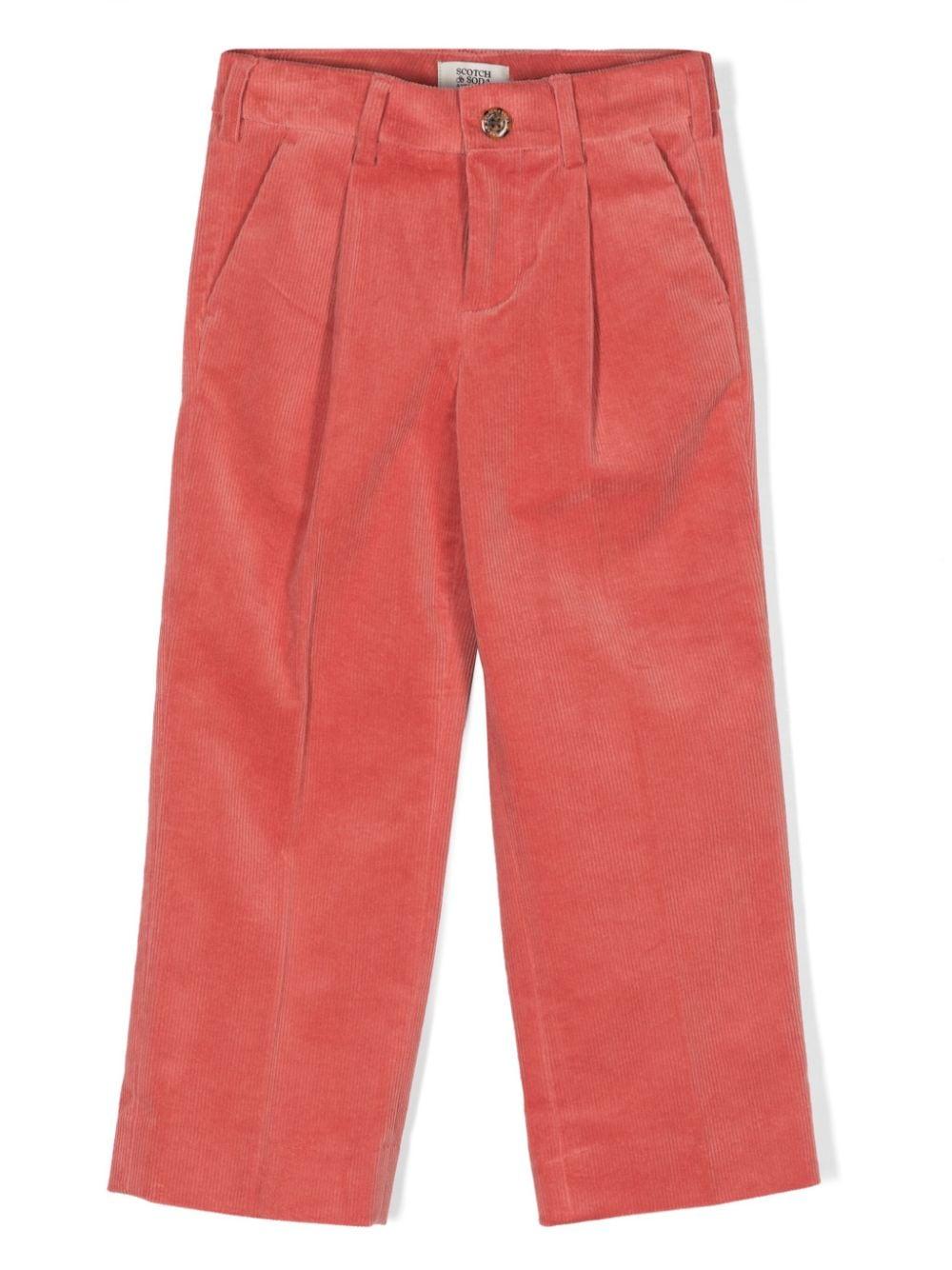 Pantaloni dritti per bambina Scotch & Soda rosa con passanti 177974 650 SCOTCH&SODA 