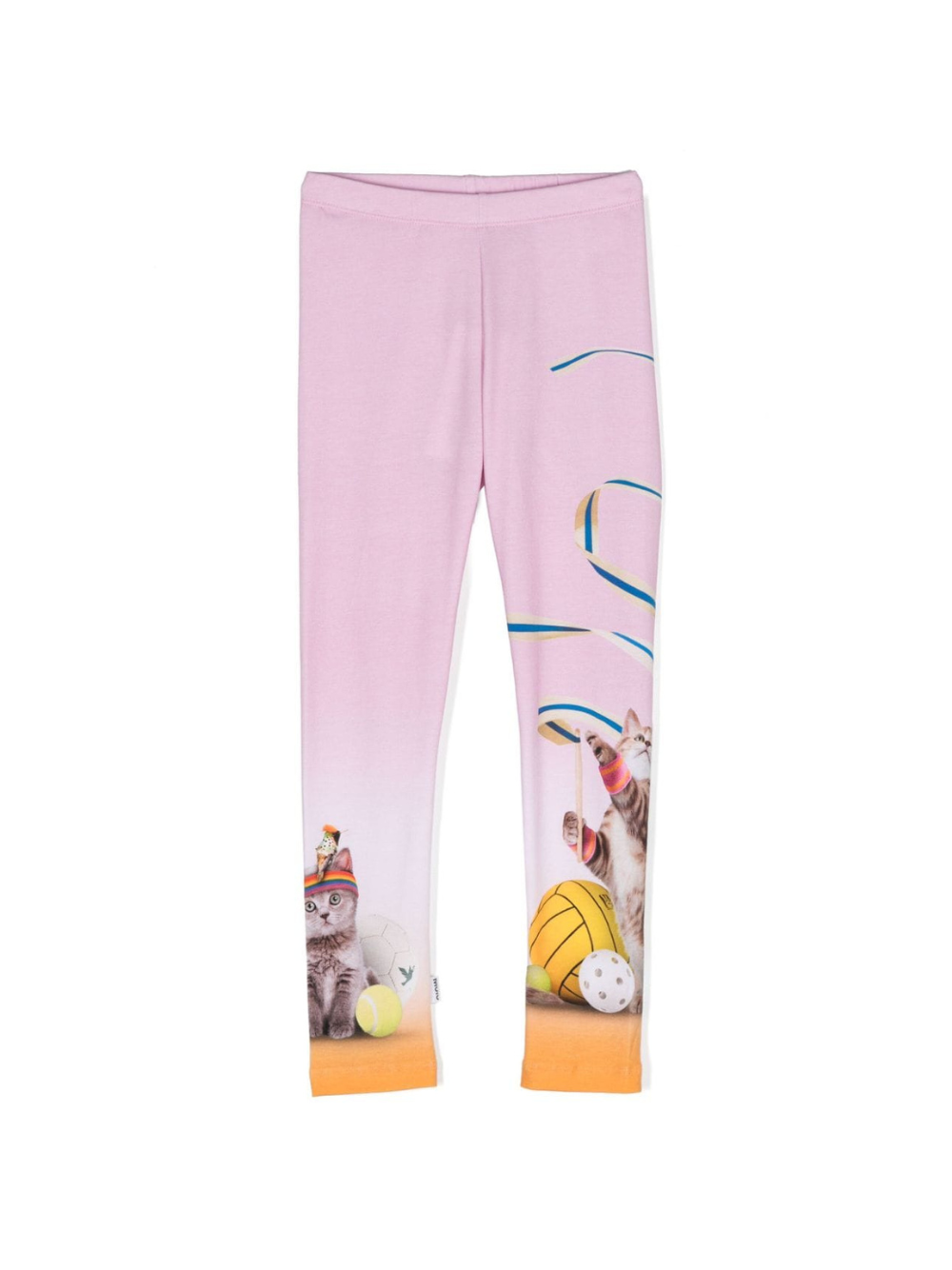 Leggings con stampa per bambina Molo rosa con gamba affusolata 2W24F207 3614 MOLO 