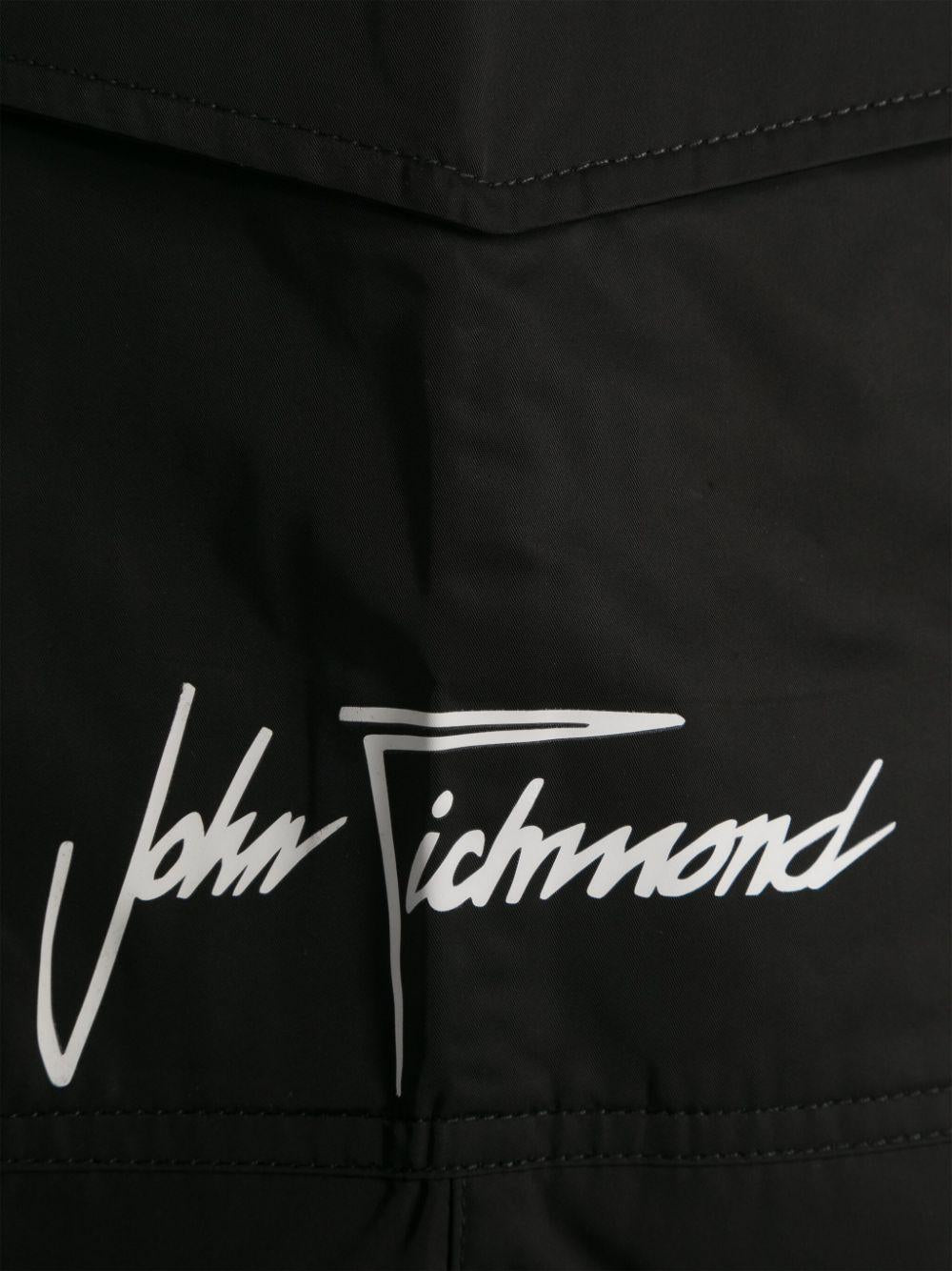 Pantaloni neri per bambina con stampa logo John Richmond Junior RGA24152PA BLACK JOHN RICHMOND JUNIOR 