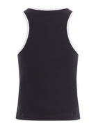 T-shirt per bambina Balmain Kids nera con logo stampato sul davanti BY8A12 Z3277 930BC BALMAIN KIDS 