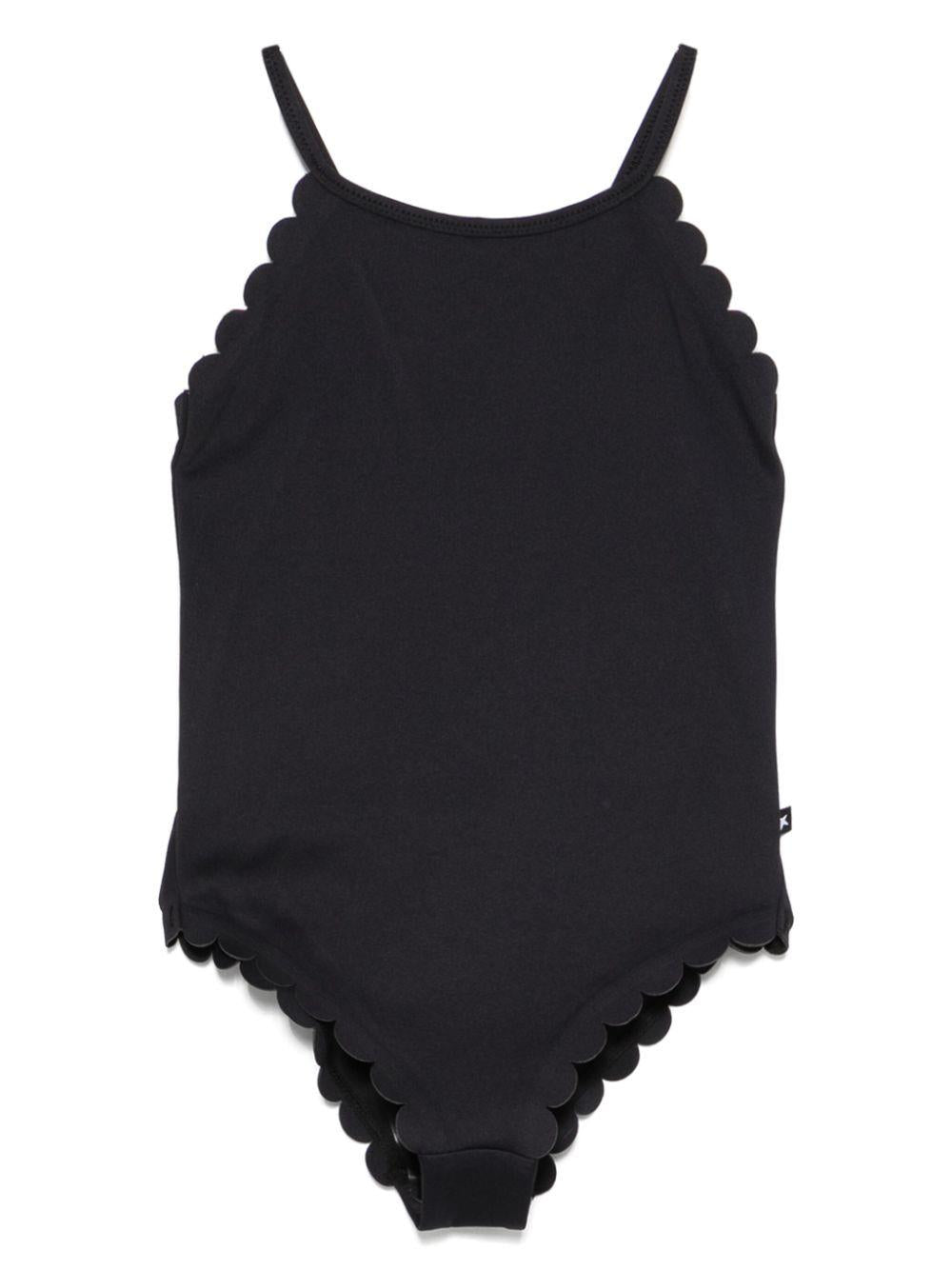 Costume da bagno per bambina Molo nero con spalline sottili 8S25P507 0099 MOLO 