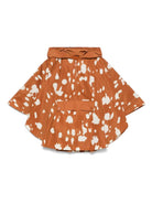 Mantella per bambina Stella McCartney Kids arancione con stampa all over TV2Q33 Z2144 317BG STELLA McCARTNEY KIDS 