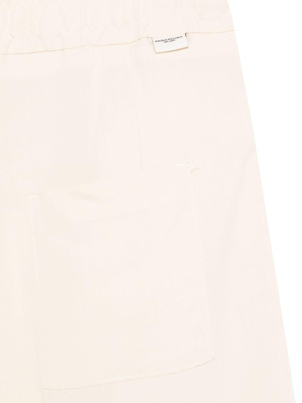 Shorts dritti per bambino Paolo Pecora Kids beige con due tasche posteriori applicate PP4009 SALE PAOLO PECORA KIDS 