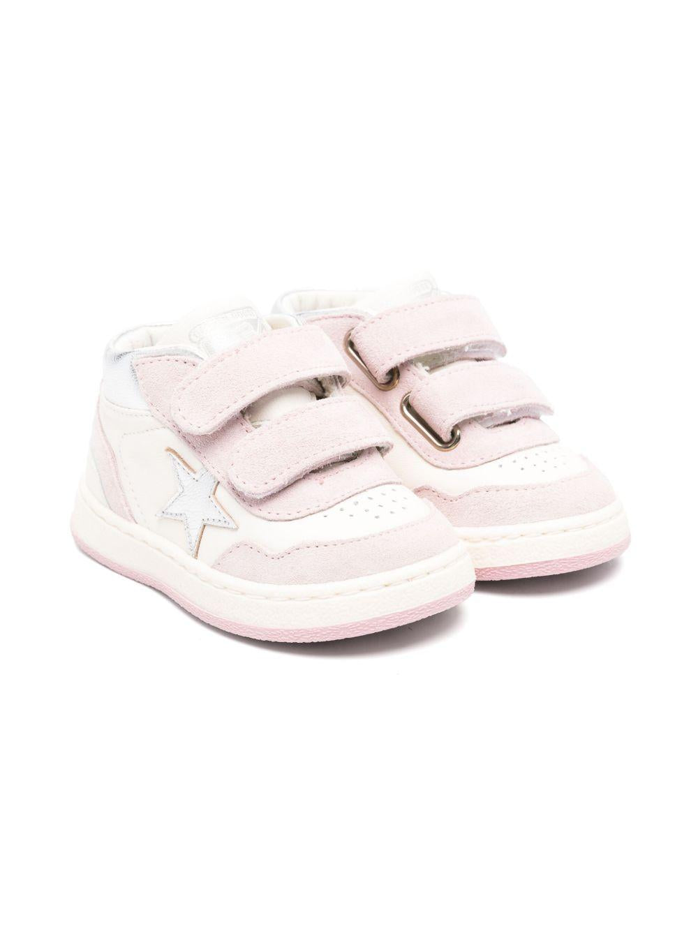 Sneakers June per bambina Golden Goose Kids bianco con punta traforata F00773F006748 10308 GOLDEN GOOSE KIDS 