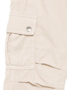Pantaloni per bambino Brunello Cucinelli Kids beige a coste con tasche laterali B279DP102 C6233 BRUNELLO CUCINELLI KIDS 