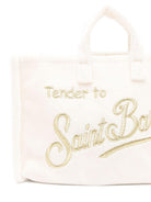 Phone Bag per bambina MC2 Saint Barth Kids bianco in velluto PHONE008 01346I MC2 ST. BARTH KIDS 