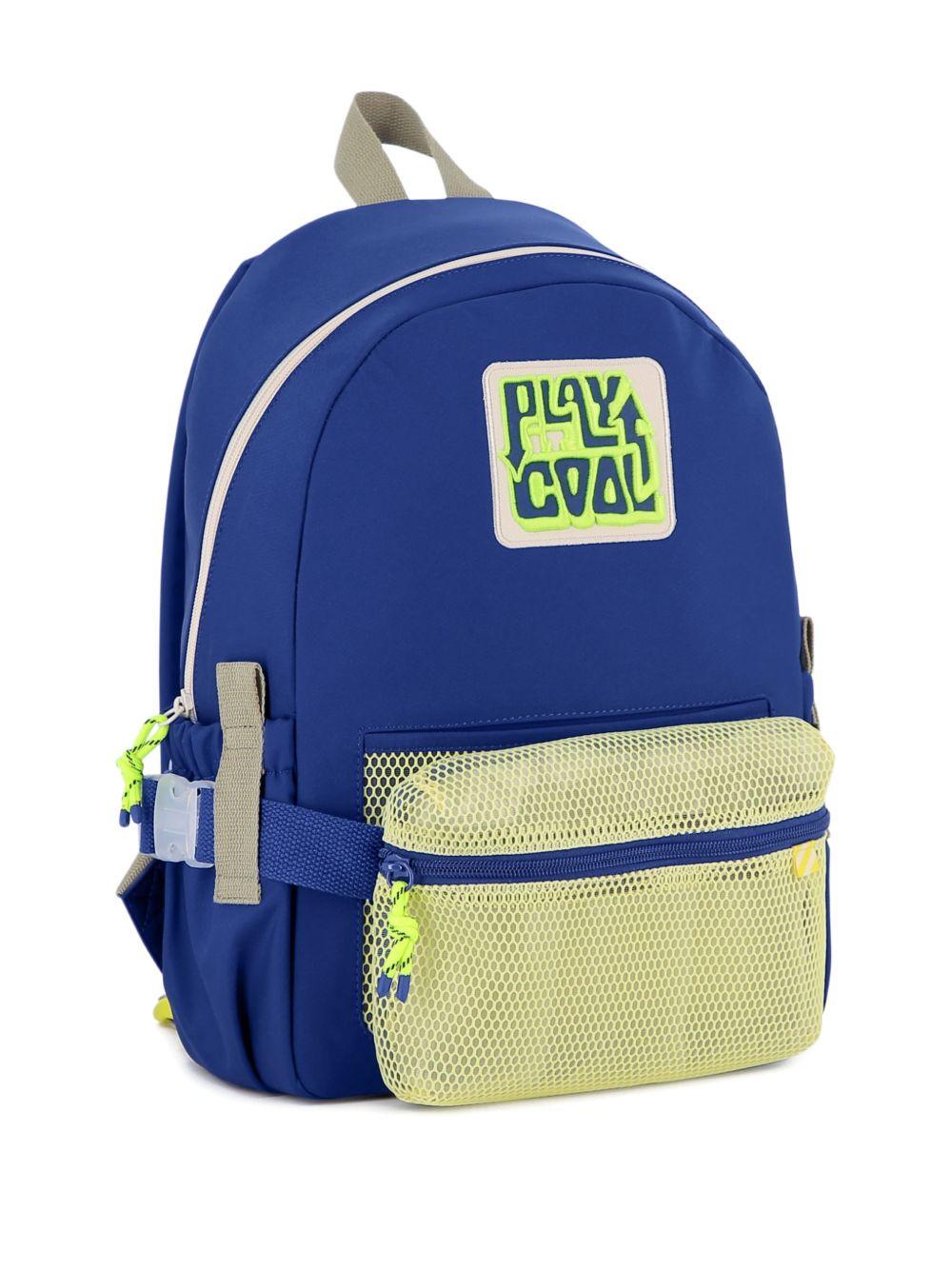 Zaino per bambini Billieblush blu con tasca in rete U22072 843 BILLIEBLUSH 