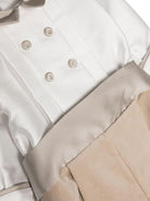 Tutina per neonato La Stupenderia beige con bottoni CBPG57 V65 LA STUPENDERIA 