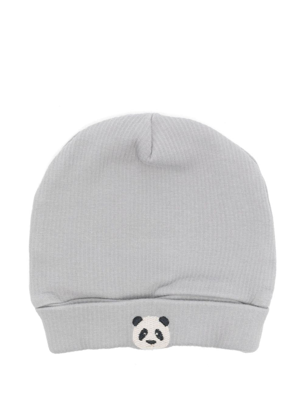 Cappello per neonato Donsje grigio con motivo con ricamo 3037904 00114 DONSJE 