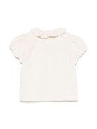 Blusa per bambina Donsje Sennie beige con dettaglio con ruches 4094100 00003 DONSJE 