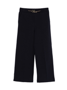 Pantaloni per bambina Chloé Kids blu con dettaglio a catena C20630 859 CHLOE' KIDS 