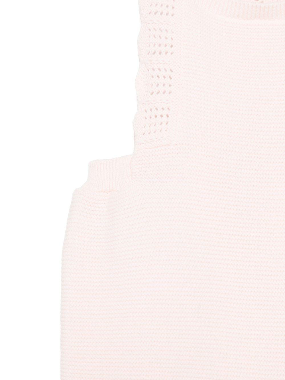 Salopette per neonata Tartine Et Chocolat rosa in maglia CA20000 31 TArtine & Chocolat 
