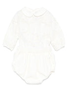 Tutina per neonata La Stupenderia bianca con colletto alla Peter Pan 1CBCT02 V02X28 LA STUPENDERIA 