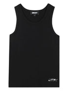 Camicia Utility per bambina Dkny Kids nera con effetto morié D62352 09B DKNY 