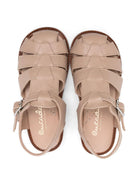Sandali per bambina Eli1957 Crab beige con chiusura con fibbia 2535AE COCCO ElI 