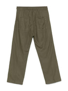Cargo in cotone per bambino Paolo Pecora Kids verde con coulisse PP4006 OLIVA PAOLO PECORA KIDS 