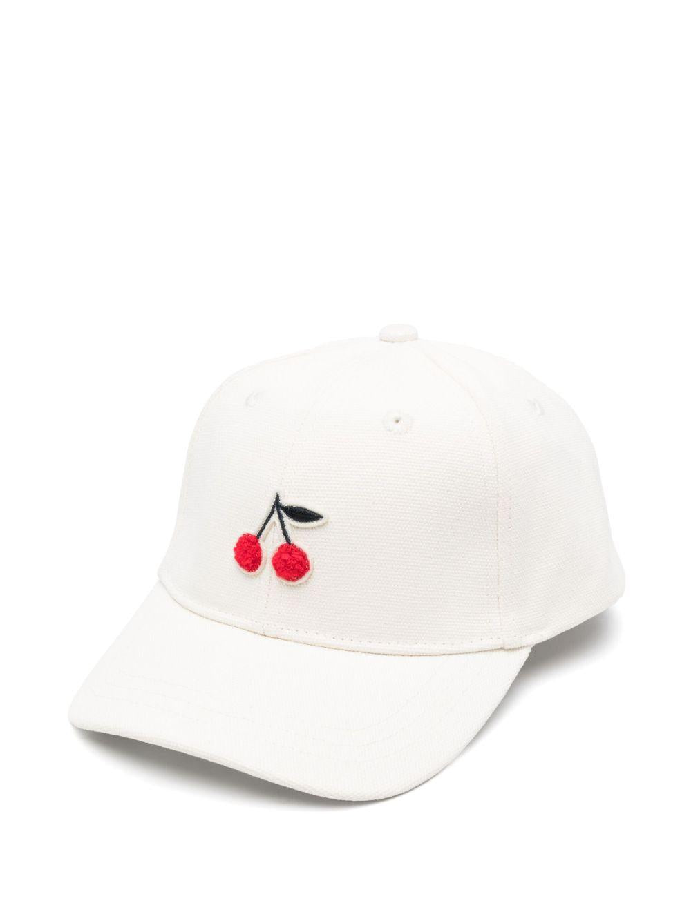 Cappello da baseball Arnold per neonata Bonpoint bianco con occhielli S05GACW00009 004 BONPOINT 