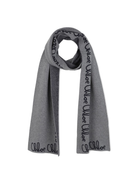 Sciarpa per bambina Chloé Kids grigia con stampa logo C20674 A46 CHLOE' KIDS 