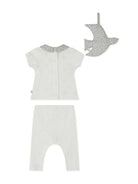 Set pantaloni Daisie per neonato Bonpoint blu con colletto con pettorina S05OKIK00001 010 BONPOINT 