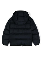 Giubbino Mattan per bambino Moncler Enfant blu con toppa con logo sulla manica J29541A00058 549SK 77G MONCLER ENFANT 