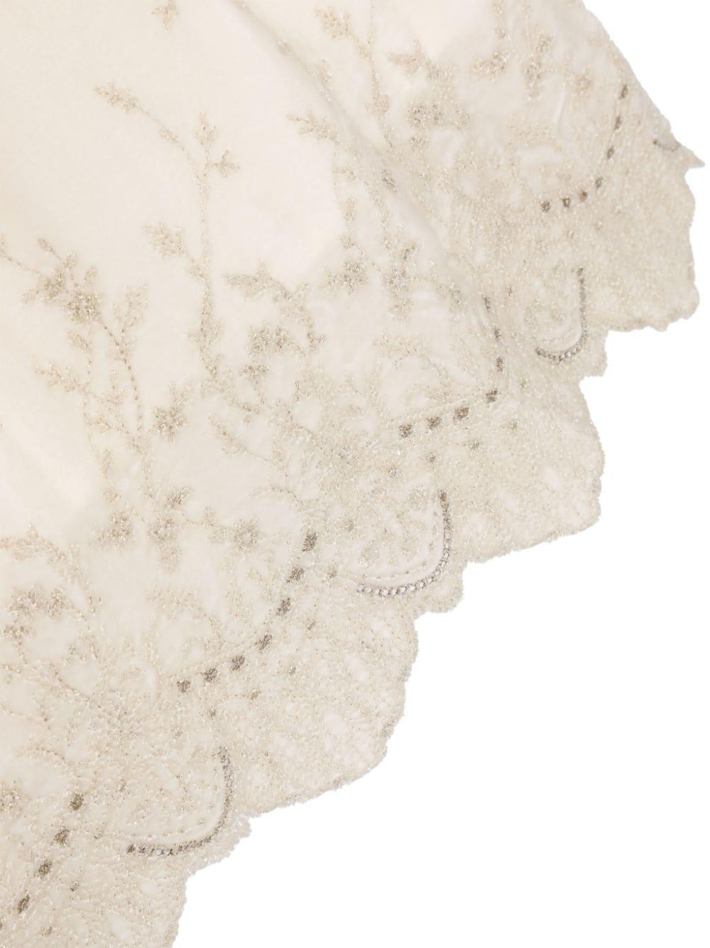 Abito per bambina Jesurum Baby Cà Rezzonico beige con ricamo CA REZZONICO 62 JESURUM 