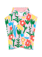 Accappatoio per bambina Stella McCartney Kids rosa con stampa floreale all-over TYCB90 Z3532 465BC STELLA McCARTNEY KIDS 