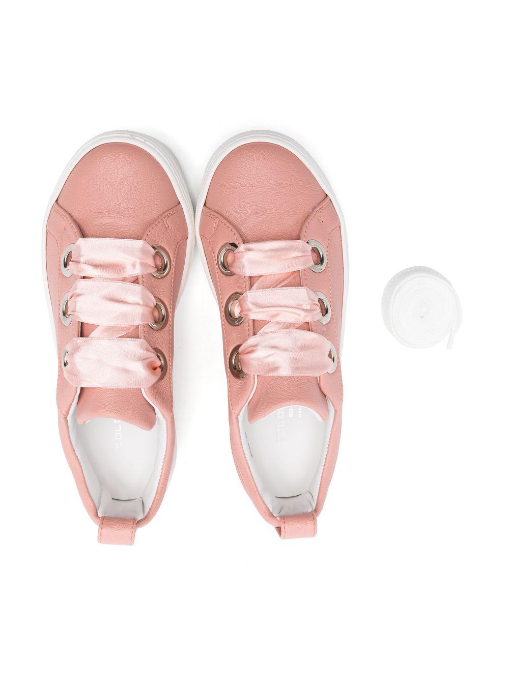 Sneakers per bambina Colorichiari rosa con soletta in pelle con logo FJ958172 3839 84 COLORICHIARI 
