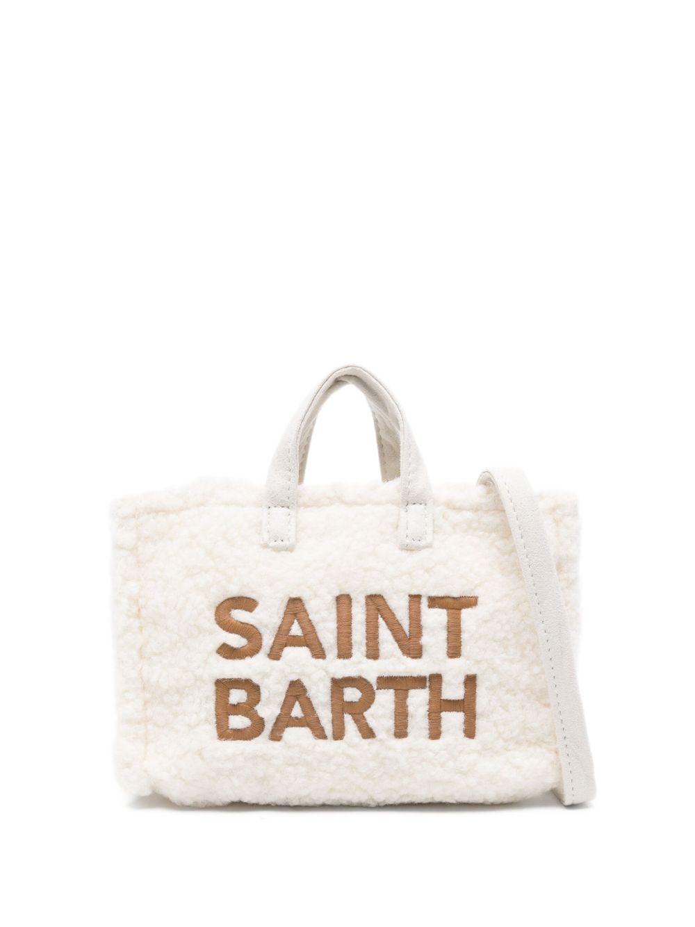 Phone Bag per bambina MC2 Saint Barth Kids bianca con dettaglio teddy PHONE004 01493I MC2 ST. BARTH KIDS 