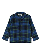 Pigiama Lex per bambino Molo blu con motivo a quadri 6W25R504 5979 MOLO 
