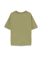 T-shirt per bambino Aspesi Kids verde in cotone con tasca frontale S25038TSM7038 583 ASPESI 