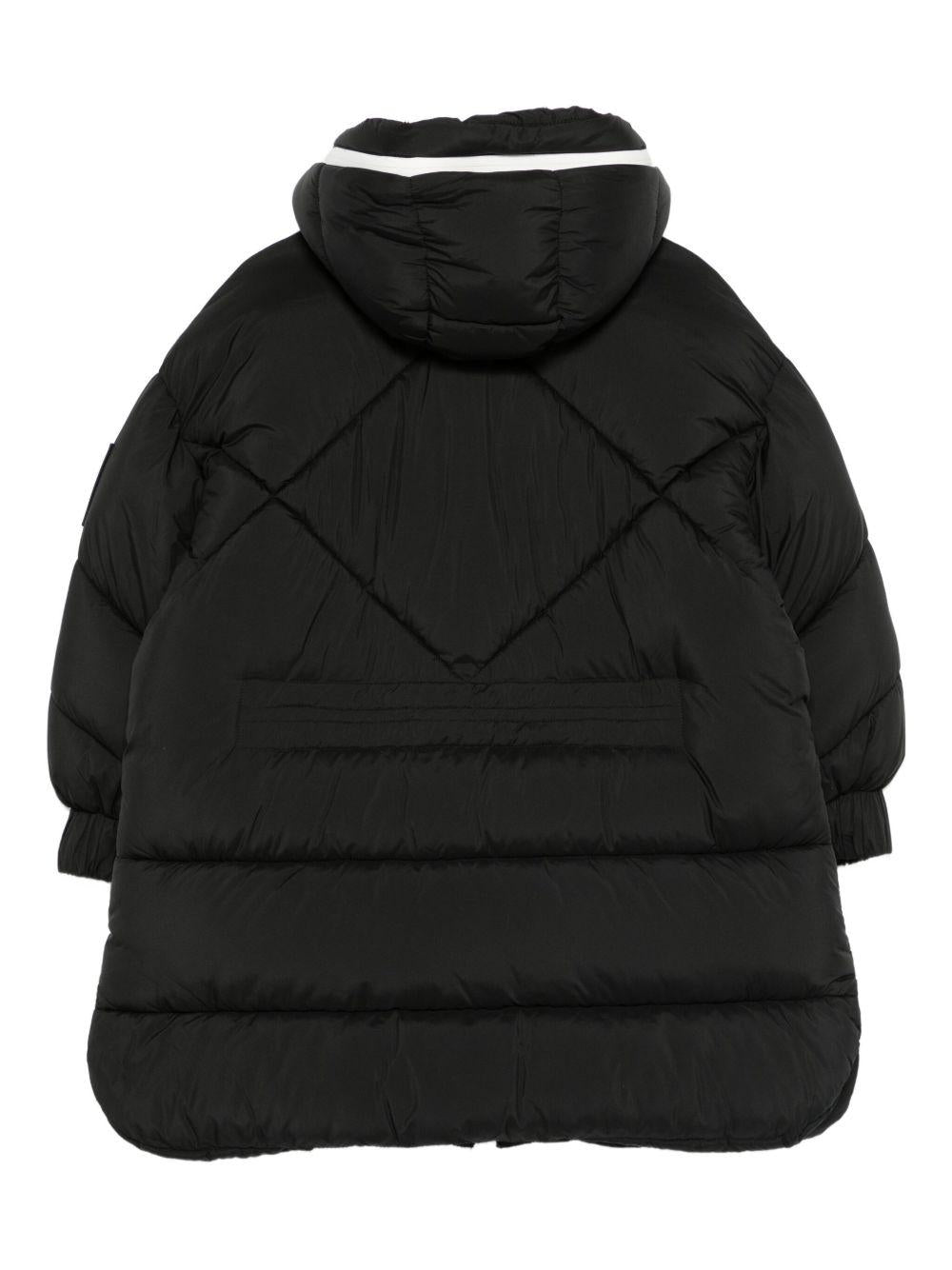 Giubbino per bambino MSGM Kids nero con design trapuntato F5MSJGPF005 110 MSGM KIDS 