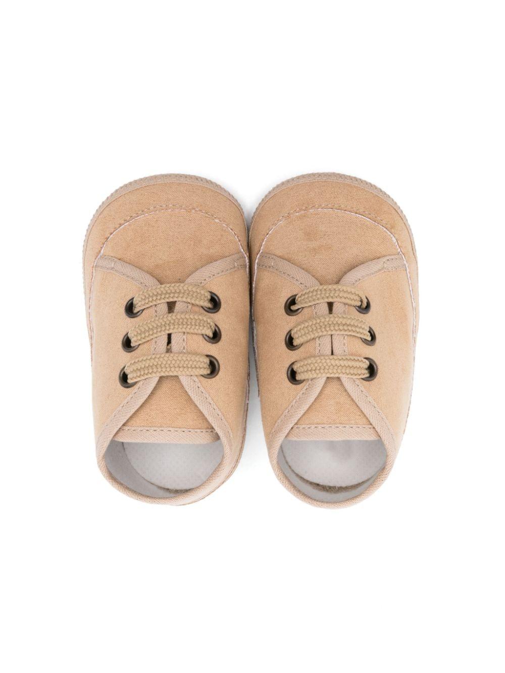 Sneakers in suede per neonato Colorichiari beige con punta tonda MN9578791618 27 COLORICHIARI 
