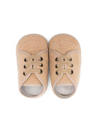 Sneakers in suede per neonato Colorichiari beige con punta tonda MN9578791618 27 COLORICHIARI 