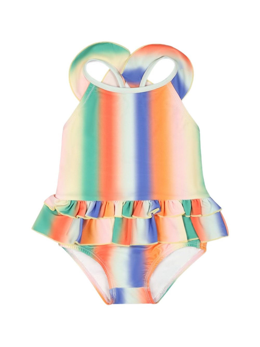 Costume da bagno per neonata Molo multicolor con dettagli con ruches 8S25P605 9245 MOLO 
