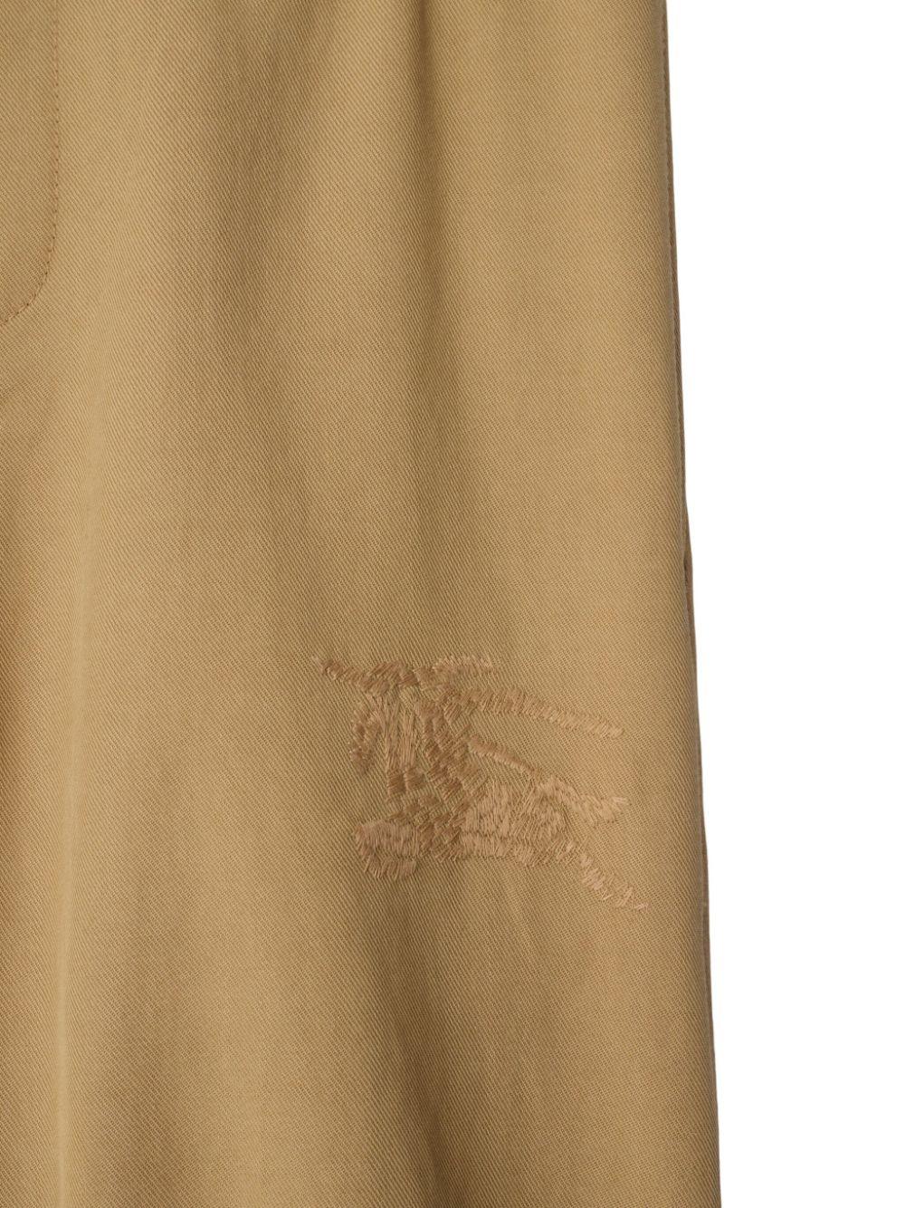 Pantaloni Equestrian Knight per bambino Burberry Kids beige con vita elasticizzata 8100149 B9719 BURBERRY KIDS 