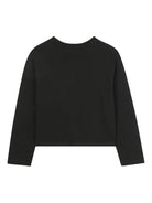 T-shirt per bambina Michael Kors Kids nera con dettaglio logo R30495 09B MICHAEL KORS KIDS 