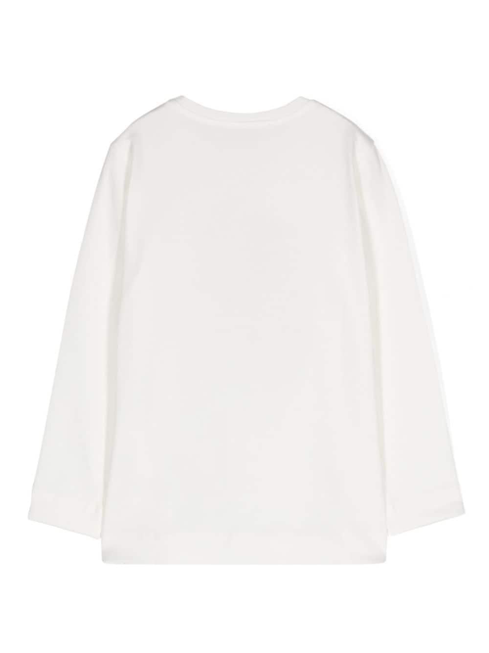 T-shirt con strass x Disney per bambina Monnalisa bianco con jersey leggero 19D611 4006 0001 MONNALISA 