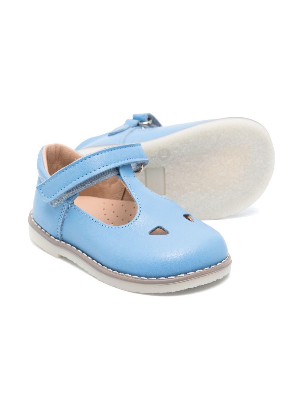 Scarpine per bambino Eli1957 azzurro con chiusura laterale a strappo 8865AJ TOUS ElI 