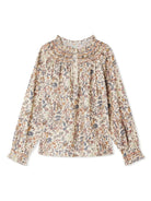 Blusa Petale per bambina Bonpoint multicolor con design senza colletto W04GBLW00010 582 BONPOINT 