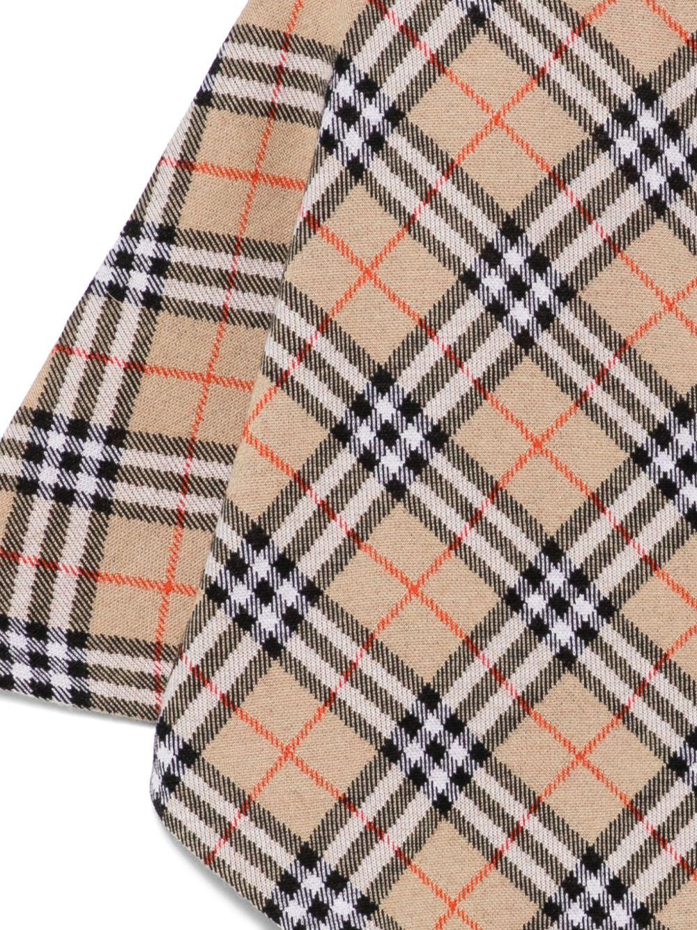 Mantella per bambina Burberry Kids in lana con motivo a quadro 8105823 B9368 BURBERRY KIDS 