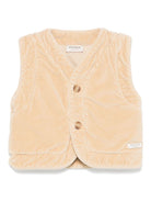 Gilet Olaev per neonato Donsje beige con scollo a V 4085501 00066 DONSJE 