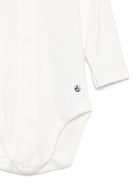 Tutina per neonato Petit Bateau blu con logo ricamato A0EKV 01 PETIT BATEAU 