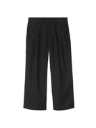 Pantaloni in misto cotone per bambino Burberry Kids nero con vita media 8095745 A1189 BURBERRY KIDS 