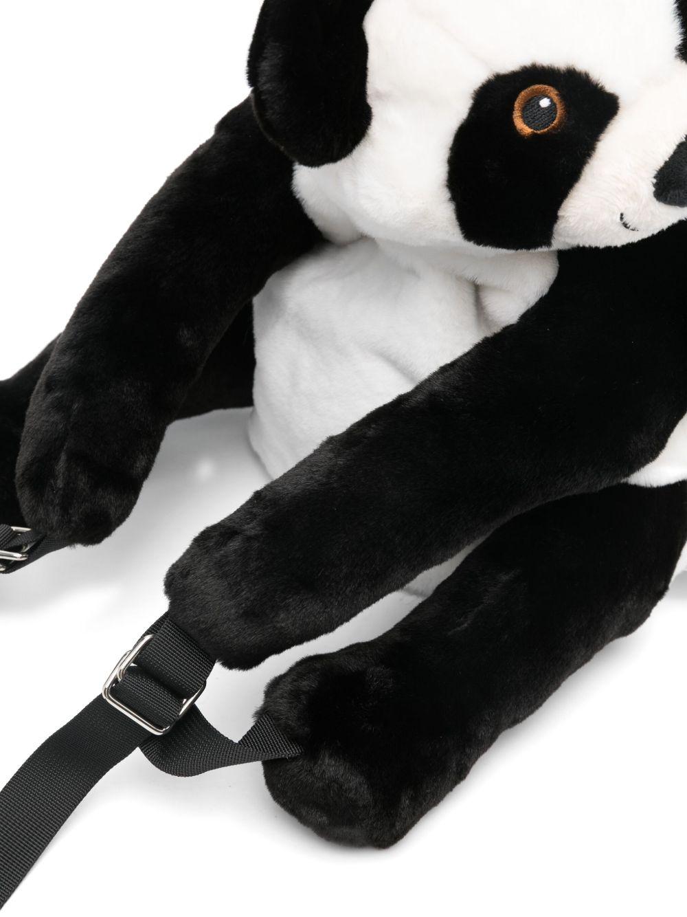Zaino per bambina Molo Panda bianco e nero con dettagli in 3D 7NOSV204 1695 MOLO 
