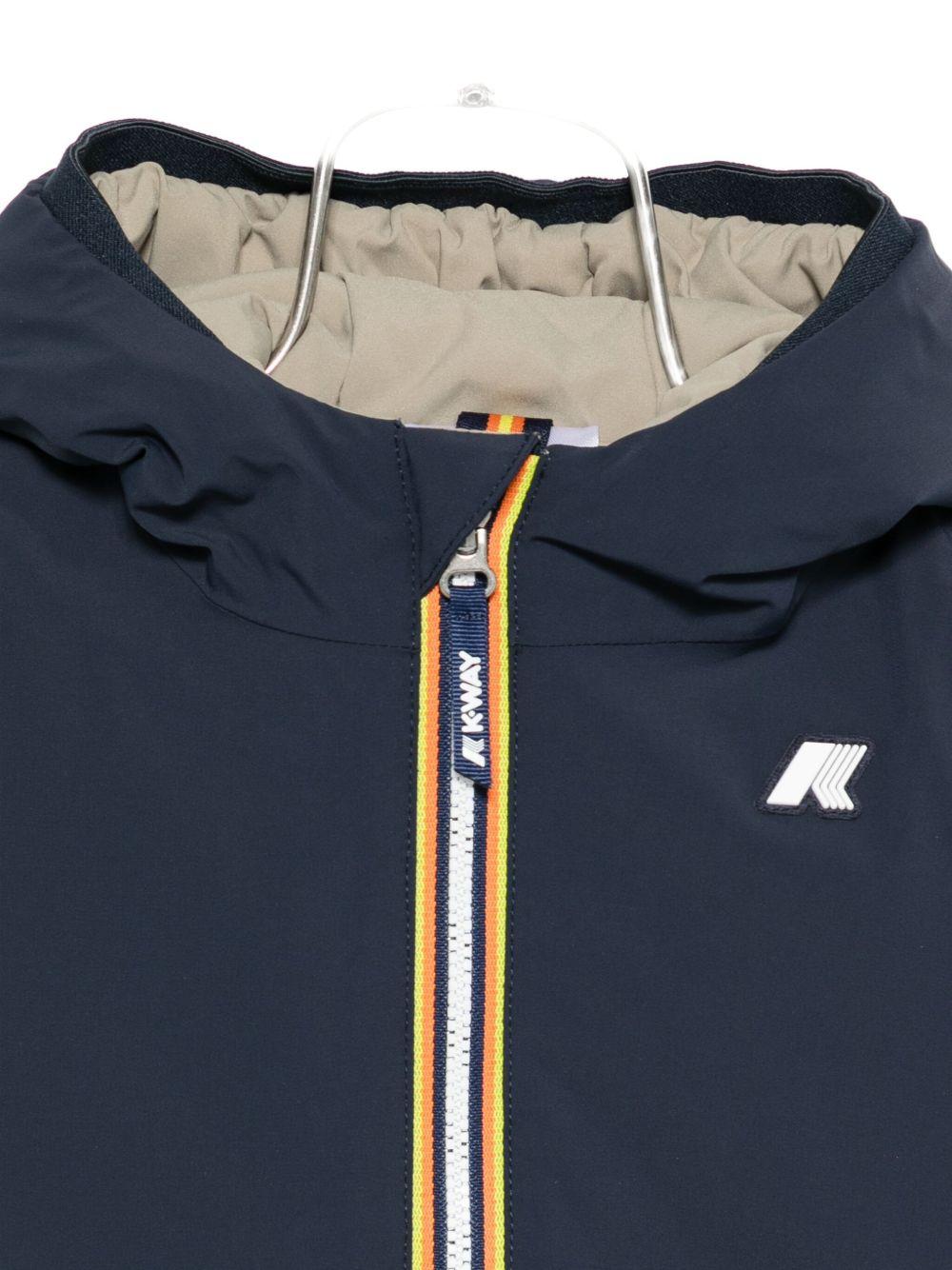 Giubbino per neonato K-Way Kids Jack blu con design imbottito K71338W B3F K-WAY KIDS 