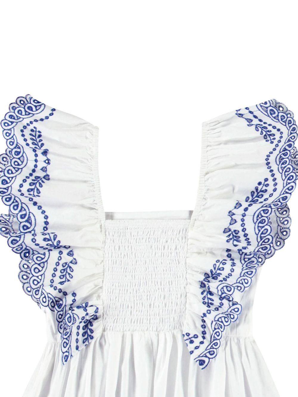 Blusa Rosamond per bambina Molo bianco con dettagli con ruches 2S25C304 5474 MOLO 