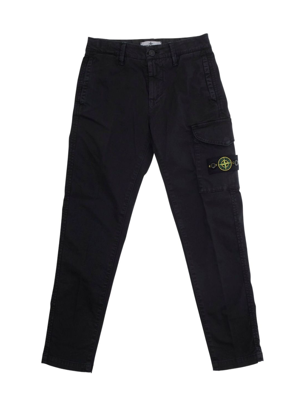 Cargo per bambino Stone Island Junior nero con tasche K2S163100004S0198 V0129 STONE ISLAND JUNIOR 