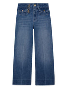 Jeans per bambina Chloé Kids denim con tasche applicate C20831 Z13 CHLOE' KIDS 