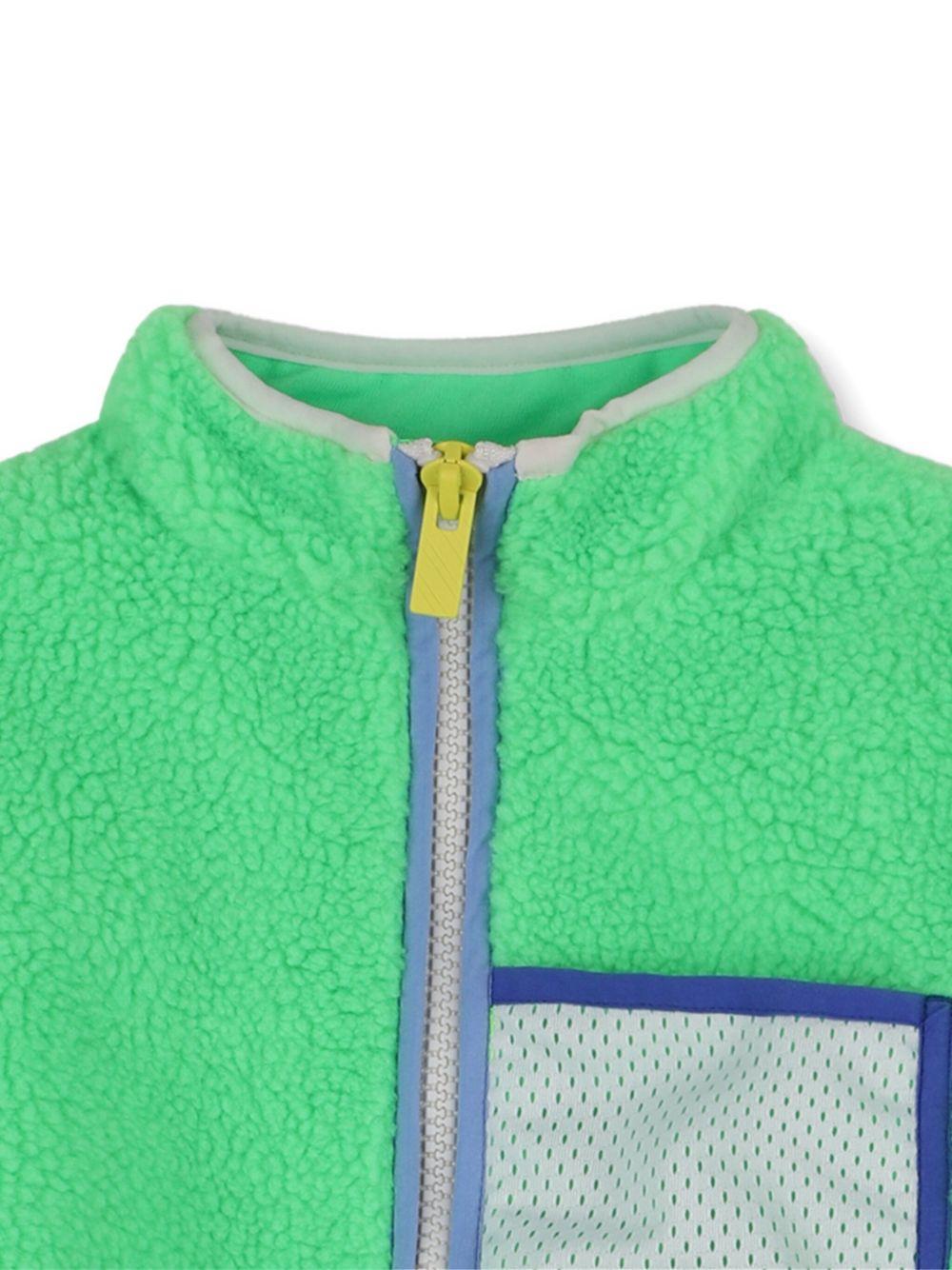Giubbino per bambino Billieblush verde con orlo elasticizzato U21174 69A BILLIEBLUSH 